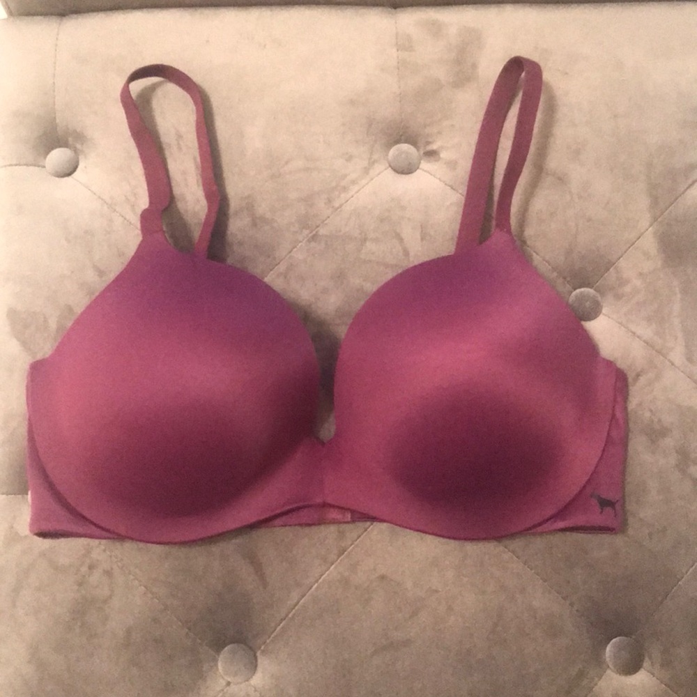 PINK Victoria’s Secret 36D Push Up Bra Maroon